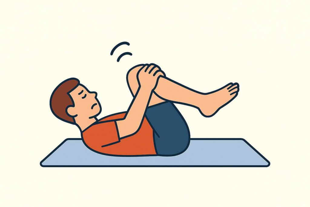 knee to chest stretch